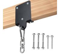 Supaway 1 Pieza Soporte Pesado para Saco de Boxeo - Montaje para Pared/Techo - Soporte Giratorio 360° - Gancho para Vigas de Madera - para Boxeo, Muay Thai, Yoga Aéreo, Columpio, Hamaca