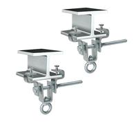 Supaway 2 Piezas Colgador de Acero para Vigas I-Beam Accesorios para Sacos de Boxeo Colgador de Acero Perforado para Sacos de Boxeo para Vigas Ajustable de 63 mm a 220 mm Soporta 204 kg de Gravedad