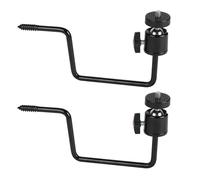 Supaway 2 Piezas Soporte para Cámara de Caza, Soporte para Árbol con Cabeza Giratoria 360° y Tornillo para Árbol, Roscado Universal 1/4 Pulgada para Paneles Solares y Visores Nocturnos