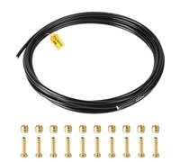 Supaway Tubo de freno hidráulico para bicicleta, 4 m, frenos de disco, manguera de freno hidráulica con 10 insertos de conexión de oliva, accesorios para SRAM/Shimano BH59 MTB Bike Ciclismo (10000 PSI