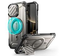 SUPCASE - Carcasa para iPhone 16 Pro MAX magnética con Protector de cámara, Soporte Ajustable [MagSafe Compatible] (UBMag XT), protección Militar Resistente con Soporte para iPhone 16 Pro MAX 6,9