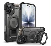SUPCASE Funda con Soporte para iPhone 17 6.3 Inch 2025 [UB Grip] Compatible con MagSafe Protección contra Caídas de Grado Militar Magnética Resistente Case -Negro