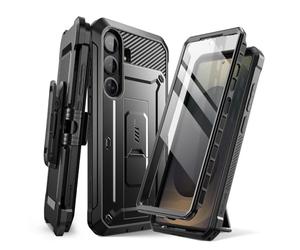 SUPCASE Funda diseñada para Samsung Galaxy S25 FE versión 2025 [UB Pro] Resistente de Doble Capa de Cuerpo Completo y Soporte con Protector de Pantalla Integrado Case (Negro)