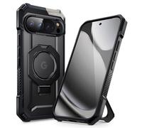 SUPCASE Funda Magnética para Google Pixel 10/10 Pro con Soporte [UBGrip] Compatible con S Pen y MagSafe Protección de Grado Militar magnética Case -Negro