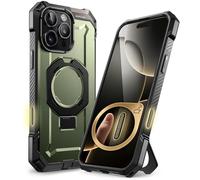 SUPCASE Funda Magnética para iPhone 16 Pro MAX 6.9 Inch [UBGrip] Resistente Carcasa Compatible con MagSafe y Botones de Control de Cámara Golpes Parachoques Protege Protector Phone Case (Verde)