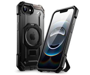 SUPCASE Funda Magnética para iPhone 16e 6.1 Inch 2025 [UBGrip] Resistente Carcasa [Compatible con MagSafe] con Soporte Kickstand Golpes Parachoques Protector Phone Magnética Case (Negro)