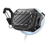 SUPCASE Funda para AirPods Pro 3 con Cerradura y Mosquetón [UB Pro] | IP68 resistente al agua, protección de grado militar,soporta carga inalámbrica,cubierta rígida