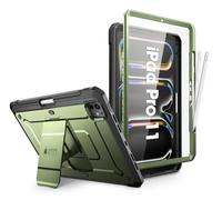 SUPCASE Funda para iPad Pro 11.0 Pulgadas 2024 [UB Pro] Compatible con Carga de Lápiz y Protector de Pantalla Incorporado Protectora de Cuerpo Completo Resistente Case para iPad Pro 11.0 (Verde)