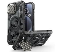 SupCase Funda para iPhone 15 Pro MAX 6.7 2023 [MagXT] Compatible con MagSafe Protección de Cuerpo para Lentes Completo Resistente Case (Shadow)