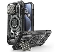 SupCase Funda para iPhone 15 Pro MAX 6.7 2023 [MagXT] Compatible con MagSafe Protección de Cuerpo para Lentes Completo Resistente Case (BalckCircu)