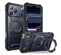 SUPCASE Funda para iPhone 17 Pro 6.3 Inch 2025 con Soporte [UB Grip] Compatible con MagSafe Protección contra Caídas de Grado Militar Magnética Resistente Case -Negro