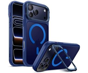 SUPCASE Funda para iPhone 17 Pro MAX 6.9 Inch 2025 con Botón de Control de Cámara [UB mag] Compatible con MagSafe Soporte Integrado Ultrafina Protectora Magnética Translúcida Case -Azul