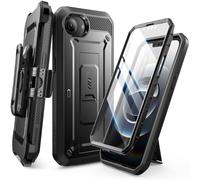 SUPCASE Funda para iPhone 17e/16e 6.1 Inch 2025 [UB Pro] 360 Grados Antigolpes de Cuerpo Completo Carcasa con Protector de Pantalla Integrado y Soporte Case para iPhone 17e/16e (Negro)