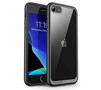 SUPCASE Funda para iPhone SE 2022 2020 iPhone 8 iPhone 7 [Unicorn Beetle Style Series] Carcasa Transparente Anti-Choques y Anti-Arañazos Case - Negro