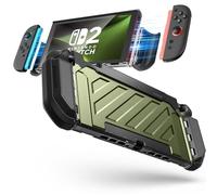 SupCase Funda para Nintendo Switch 2 2025 [UB Pro] [Protección de Grado Militar] [Compatible con Mandos Joy-con Magnéticos] Accesorio Protectora Integrada Acoplable Case para Nintendo Switch 2-Verde