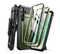SUPCASE Funda para Samsung Galaxy S25 Plus 2025 [UB Pro] [Dos Marcos Frontales] Compatible con Carga Inalámbrica y Protector de Pantalla con Soporte Golpes Protege Case para Galaxy S25 Plus (Verde)