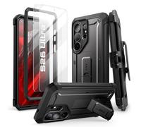 SUPCASE Funda para Samsung Galaxy S26 Ultra [UBPro] Resistente Carcasa con 2 Potectores de Pantalla de Vidrio Templado Case con Soporte y Clip para el cinturón - Negro
