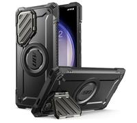SUPCASE MagSafe - Funda magnética para Samsung Galaxy S24 Ultra, con Soporte, Soporte para cámara Integrado, Carga inalámbrica, Resistente y a Prueba de Golpes, para S24 Ultra, Color Negro