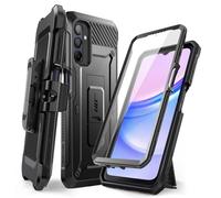 SUPCASE Unicorn Beetle Pro - Funda para Samsung Galaxy A15 con protector de pantalla [soporte integrado y clip para cinturón] [protección de grado militar] Funda resistente de cuerpo completo 360 para