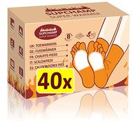 Supchamp Calentadores de Pie - 10 o 40 Pares - Calentadores de Dedos - Adhesivo y Desechables - 8 Horas de Calor…