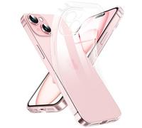 Supdeal Funda para iPhone 15 Case Silicona Transparente Anti Amarillo Crystal Carcasa Bumper Militar Antigolpes Capa Protector Cámara Estuche Ligera Ultra Fina Slim, 6,1", Transparente