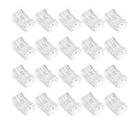 Supecesorio 20PCS 2 Pin 8mm Conector de Tira LED, Conector Rápido de Luz de Cinta LED Conectores Led sin Soldadura, Empalme Tira LED sin Soldadura, para 3528 Monocolor y Tira 8mm Ancho