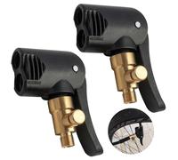 Supecesorio Adaptador de Válvula Francesa, 2 Piezas, Conector de Válvula de Coche de Latón, Adaptador Compresor de Válvula de Bicicleta, Herramientas de Válvula Click, Válvula para Coche, Moto