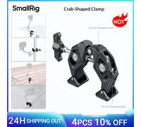 Super abrazadera en forma de cangrejo SmallRig con punta giratoria y orificios de expansión de 1/4 "-20 para soportes de cámara, accesorios para trípode, tubo redondo-5319 5312