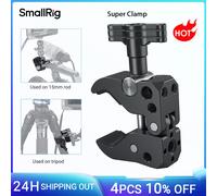 Súper abrazadera SmallRig con orificios roscados de 1/4 pulgadas y orificio de localización Arri para varillas, cámaras, ganchos para luces, abrazadera para cámara -2220 Super Clamp 2220