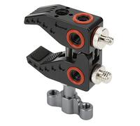 Súper Abrazadera Universal, Micrófono de Aleación de Aluminio Versátil Abrazadera en C con Rosca de 1/4 Y 3/8, para Soporte de Lámpara de Estante de Gancho de Varilla de Cámara, para Flash de Luces LE