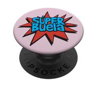 Super Abuela Héroe del Cómic - Spanish Abuela PopSockets PopGrip Adhesivo