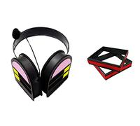 Super Alloy Miku Hatsune - Auriculares de diadema rosa - Accesorio para disfraz de cosplay