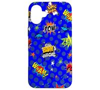 Super Amazing Hero Cartoon Acción Hero Combicbook Estilo Arte Carcasa para iPhone 16 Plus