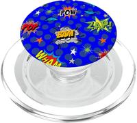 Super Amazing Hero Cartoon Acción Hero Combicbook Estilo Arte PopSockets PopGrip para MagSafe