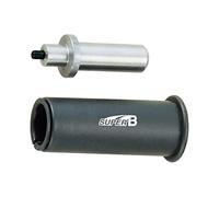 SUPER-B Aplicador de Barra de dirección 1 y 1-1/8 Negro, Unisex-Adult, Black, Talla única