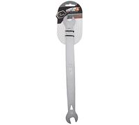 Super B TB 8625-Llave de Pedal, Unisex Adulto, Plata | Llaves de extremo abierto