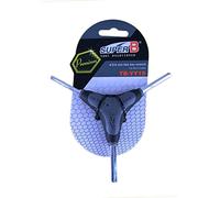 Super B Three - Llave de Ajuste, Color Negro