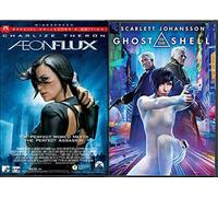 Super Babes In SciFi Classics- Aeon Flux & Ghost in the Shell DVD Double Feature 2-Movie Set