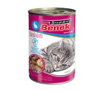 Super Benek KOT bocaditos sin cereales con conejo en salsa 415 g