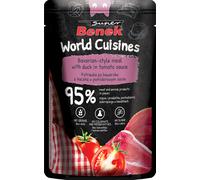 Super Benek World Cuisines Pienso completo para gatos adultos. Estofado bávaro con pato en salsa de tomate 100 g