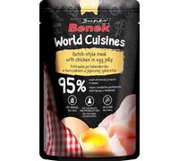 Super Benek World Cuisines Pienso completo para gatos adultos. Estofado holandés con pollo en gelatina de huevo 100g
