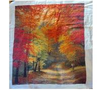 Super Big, The Autumn Leaves - Kit de punto de cruz de algodón, 14 quilates, 400 x 400 puntadas, 82 x 82 cm, kit de punto de cruz súper grande