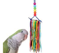Super Bird Creations SB1202 - Juguete pequeño para pájaros de águila arcoíris - Satisface los instintos de masticación y acicalamiento de cuellos de anillo, conuras medianas, cuáqueros, Pionus -