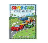 Super Cars Coloring Book for Kids: Awesome Exotic Sports Cars, Racing Supercars, and Fast Automobiles Coloring Activity Pages for Boys and Girls Ages 7-12