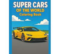 Super Cars of the World Coloring Book