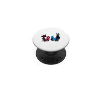 Super Cat & Super Dog Superhero Superpower Animales Mascotas Regalo PopSockets PopGrip Adhesivo