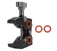 Super Clamp for Monitor LED Lights Flash Microphone, Camera Clamp Mount with 1/4 and 3/8 Thread, Versatile C Clamp with Non Slip Gasket for Desks Shelves Rods Hooks, CNC Aluminum A