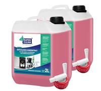SUPER CLEAN Desincrustante universal líquido 2 × 2 L | Para cafeteras automáticas | Potente y concentrado | 40 usos | Elimina la cal de cafeteras, hervidores y duchas