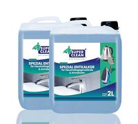 SUPER CLEAN Desincrustante universal líquido | 2 × 2 L | Potente y concentrado | Para hervidores, grifos, duchas, cabezales, baño y cocina | Biodegradable