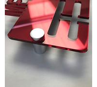 Super Cool Creation - Colgador para medallas de ciclismo rojo Red Mirror